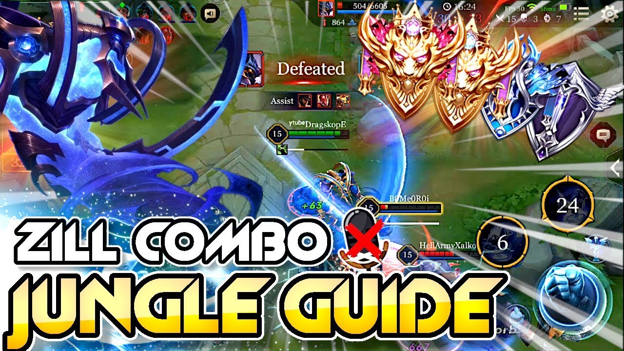 ZILL-JUNGLE GUIDE🤓CONQ/MASTER/DIA/PLAT| AoV | 傳說對決 | RoV | Liên Quân Mobile | 펜타스톰