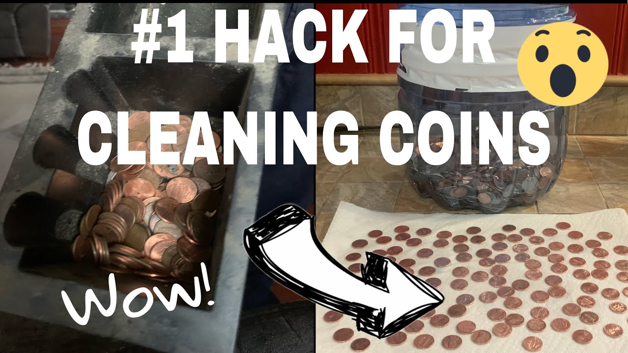 cleaning junk coins” in VINEGAR (easy way to remove corrosion) 