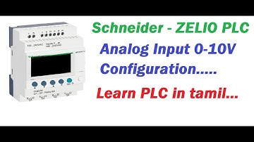 SCHNEIDER ZELIO/TAMIL/Analog input configuration 0-10V