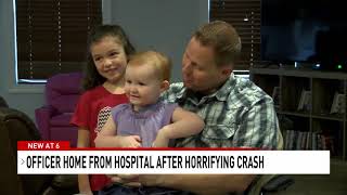 Mobile police officer home recovering after head-on crash - NBC 15 WPMI