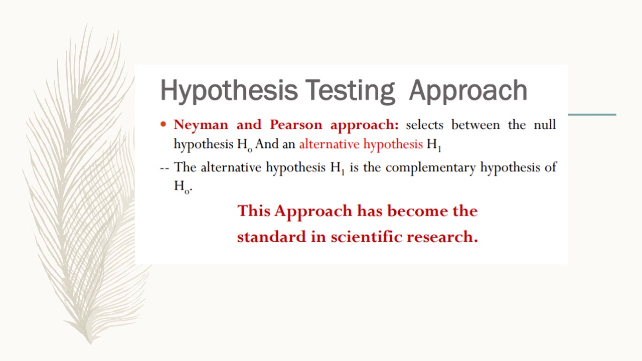 Hypothesis Testing part1 YouTube