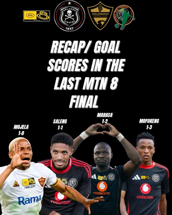 Recap of the last MTN 8 Final Orlando Pirates vs Stellenbosch FC # #mamelodisundowns #kaizerchiefs