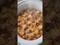 Slow Cooker 3-Ingredient Irish Cream Bread Pudding 🍞🍮