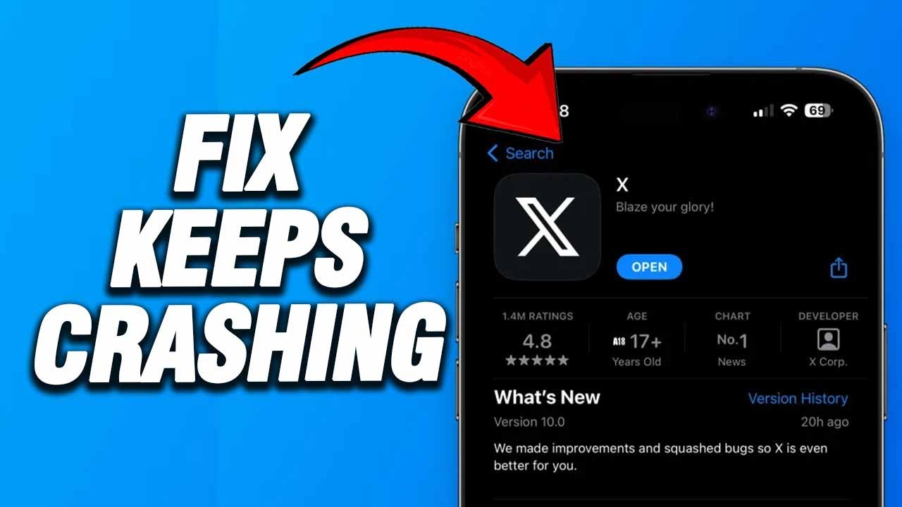 How To X Twitter App Keeps Crashing | Working