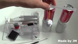 Plastic bottle electrostatic generator