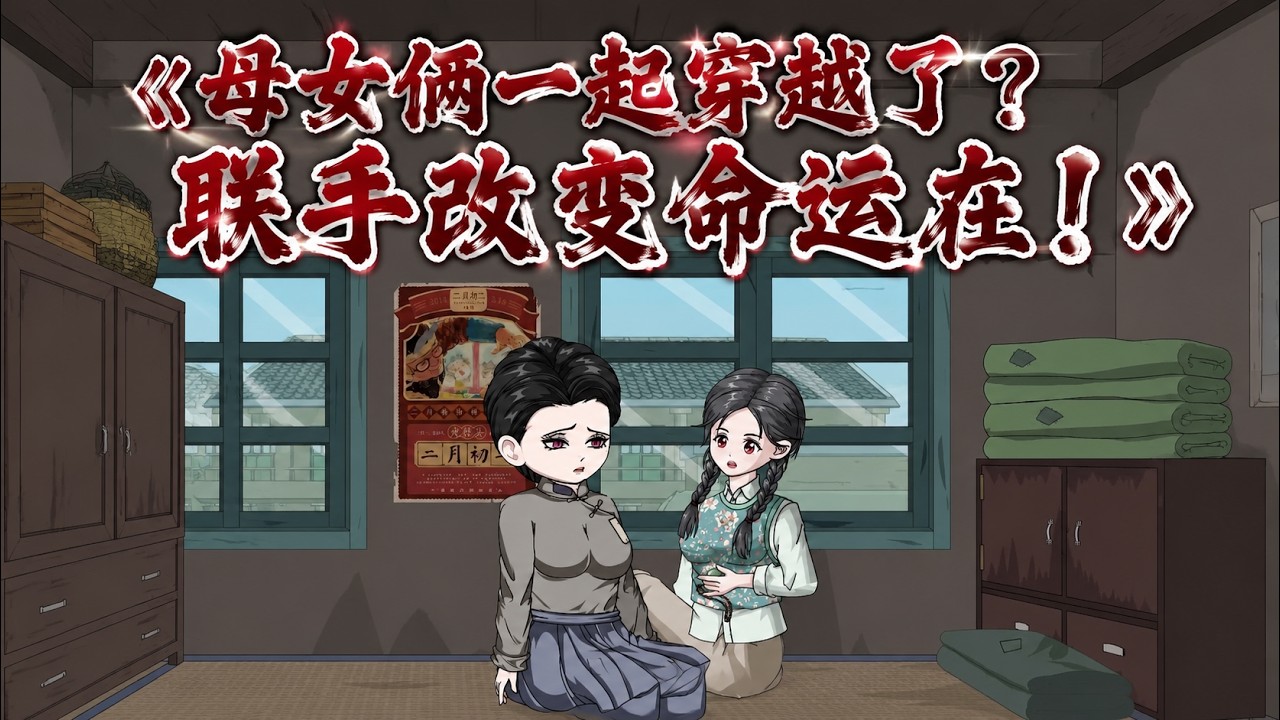 🔔🔔🔔 Serialized "Mother and Daughter Join Forces to Change Fate," a woman transmigrates to the 70s and discovers she inherits the character who gave the heroine a golden finger and won't survive three episodes. Because of her transmigration, her original mother also transmigrated into ......#籽籽 #沙雕动画 #漫剧