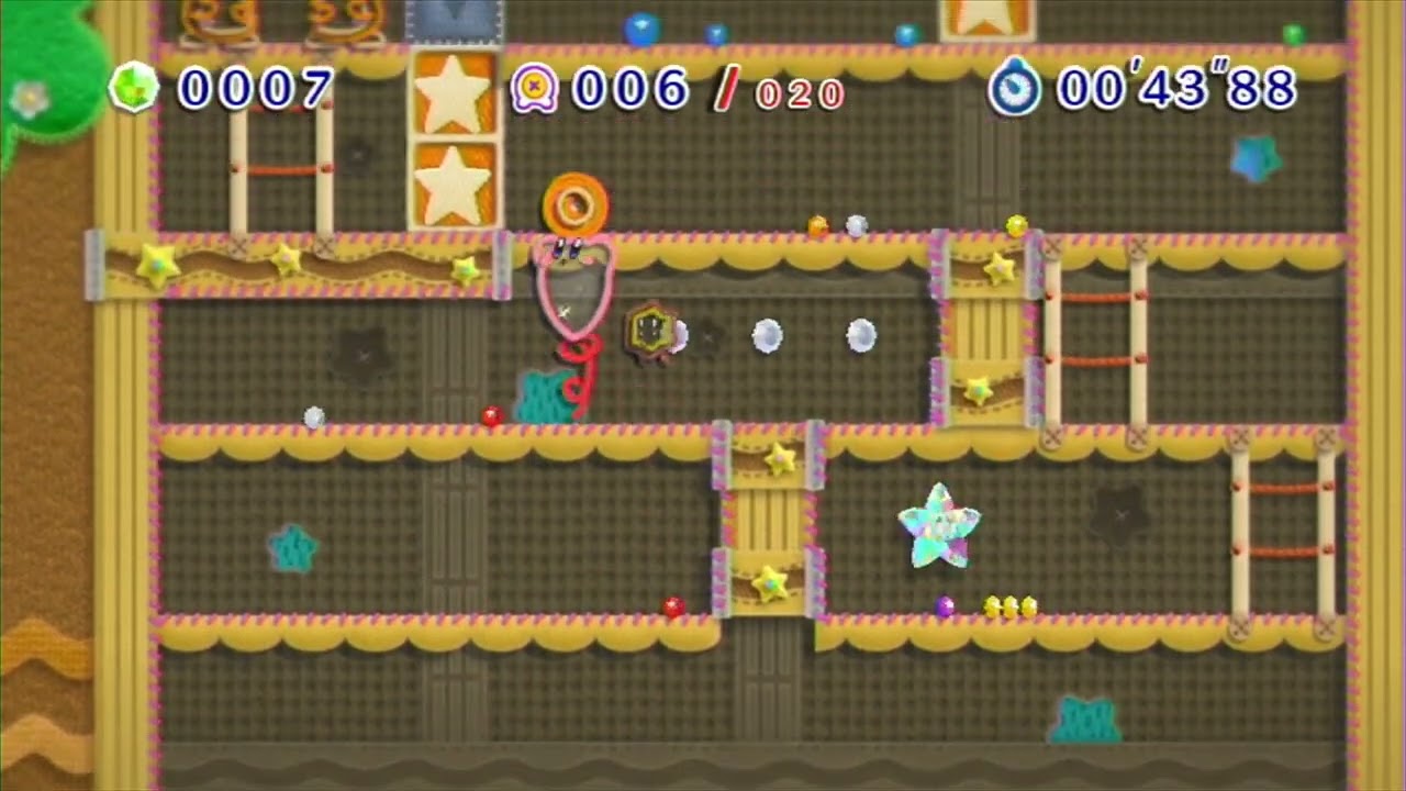 Kirby's Epic Yarn | BUSTER'S TRAINING: Whispy's Forest | 22.71