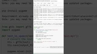 Text to Audio Conversion | 100 Days of Python Programming | Day-29