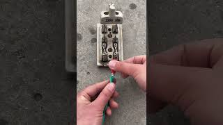 Wire Joint New Idea.#wire #electrical #safety #facebookreel