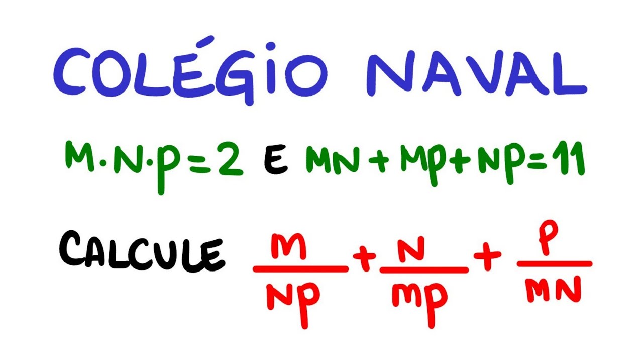 Matemática Colégio Naval: Álgebra