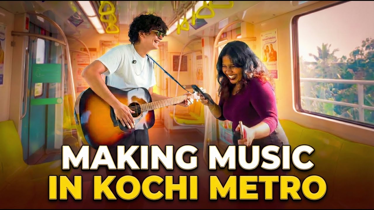 Broken Strings to Metro Jamming! 🎸 കൊച്ചി മെട്രോയിൽ ഒരു സർപ്രൈസ് പാട്ട്!