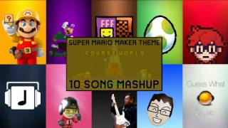 [MASHUP] Super Mario Maker Title Theme (10 Songs!)