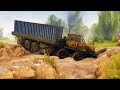 Big Truck Rescue Carry Car Game Play - Mud Runner