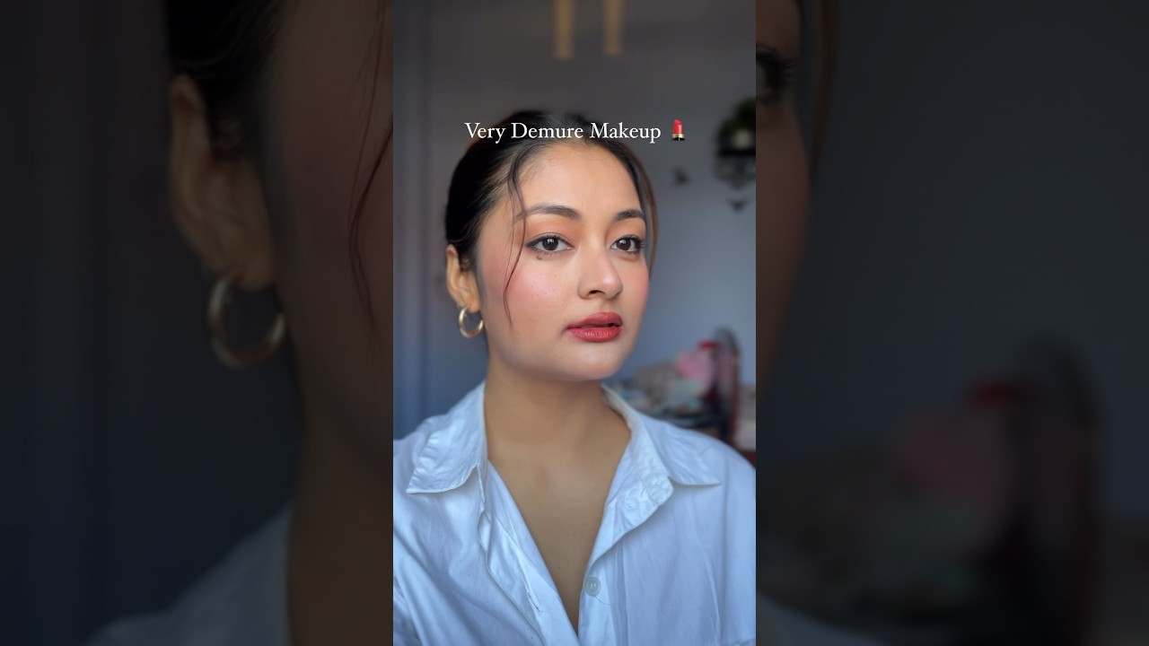 Very demure, Very mindful makeup 🫦💄. 