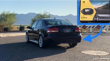 Z3 Pro Dual Lense Dashcam Install on My Saab 9-3