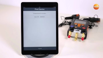 testo 550 557 - Step 3 Refrigeration App - Setting Up The Connection