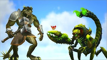 Ark Survival - GELRAGARIAN vs PYRIA MYTHOS CREATURES [Ep.455]