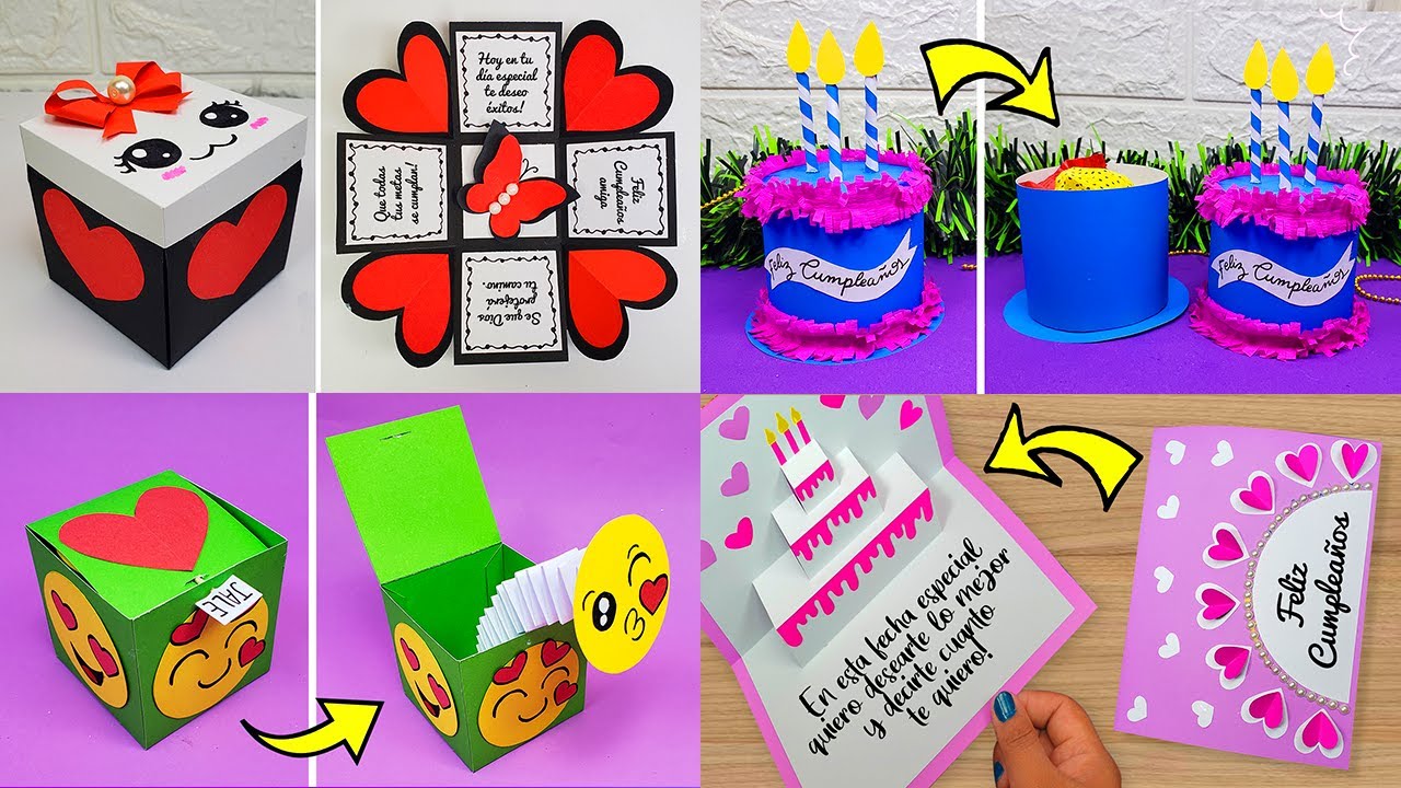 Ideas Creativas Para Tarjetas De Felicitación Hechas A Mano