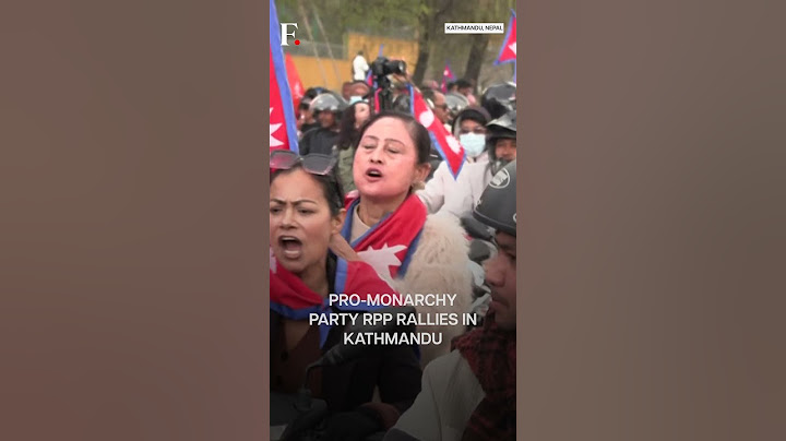 Nepal: Pro-monarchy Party RPP Defies Ban, Rallies in Kathmandu | Subscribe to Firstpost | N18G