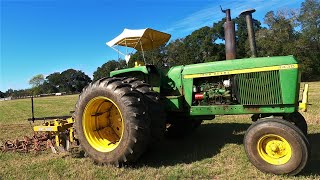 Pasture aeration and clover planting.