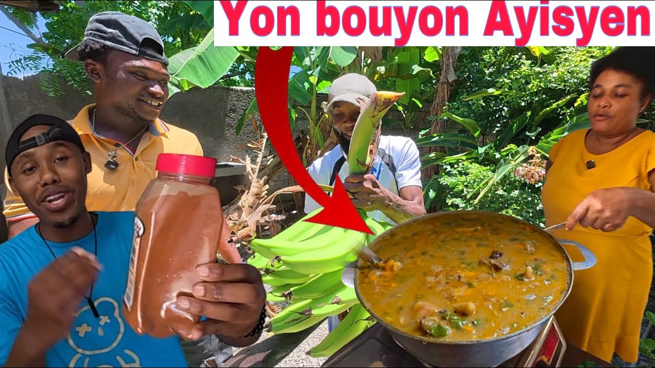 Mr Toussaint vin edem prepare yon bon Bouyon kabrit