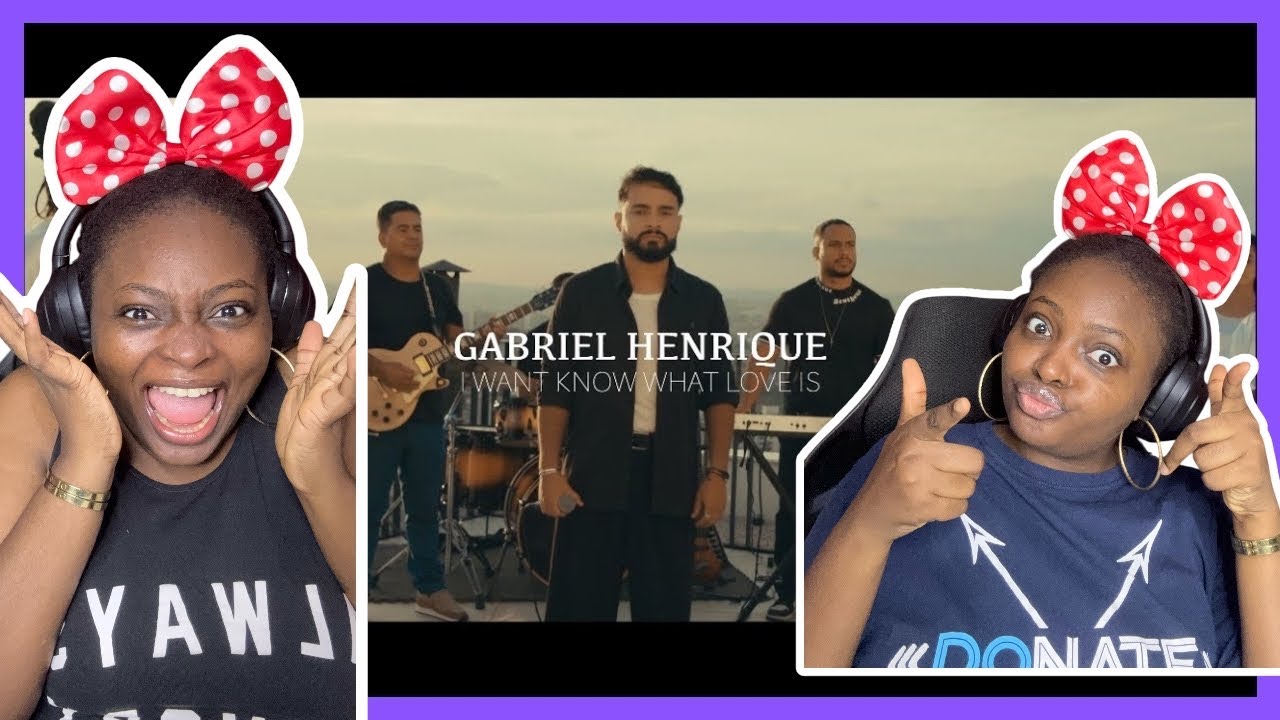 Gabriel Henrique - I want to know what love is REACTION VIDEO 