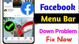 Fix Facebook Menu Bar Down Problem | Move Navigation Bar to Top | Fb Navigation Bar Layout Changed