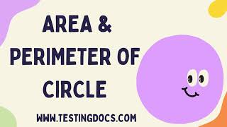Area and Perimeter of Circle