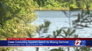 Dive crews searching for missing swimmer