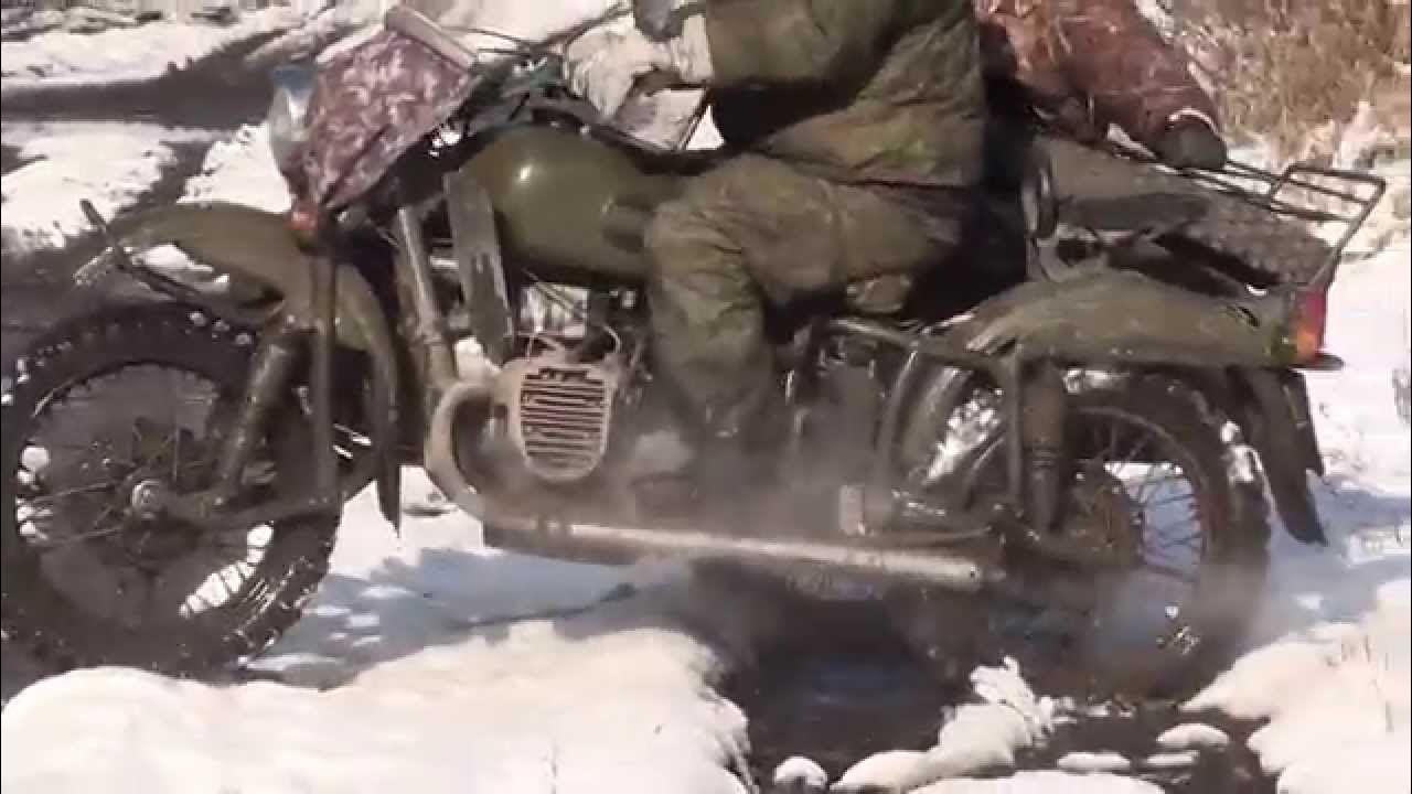 Мото Урал по бездорожью