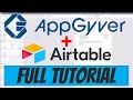 AppGyver + AirTable: How To Build An App | AppGyver Tutorial for Beginners 2021