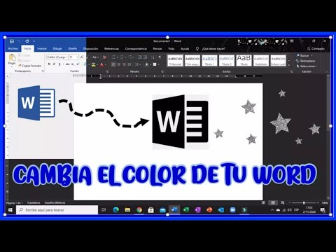 Video: ¿Cómo cambio el color del tema en Word 2016?