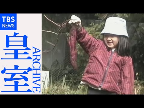 芋掘りを楽しまれる愛子さま（２００５年１１月）