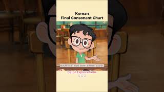Korean Final Consonant Chart