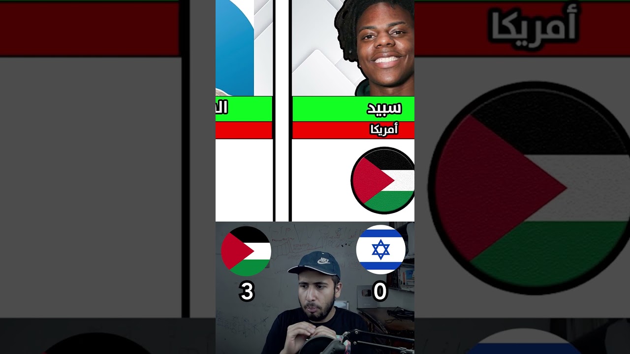 يوتيوبرز مع فلسطين ضد يوتيوبرز مع اسرائيل 😱🔥