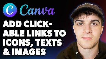 How to Add Clickable Links to Icons, Texts and Images in Canva (Full 2025 Guide)