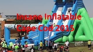 Insane Inflatable 5k - All Obstacles - Cape Cod 2015 - Wicked Fun!