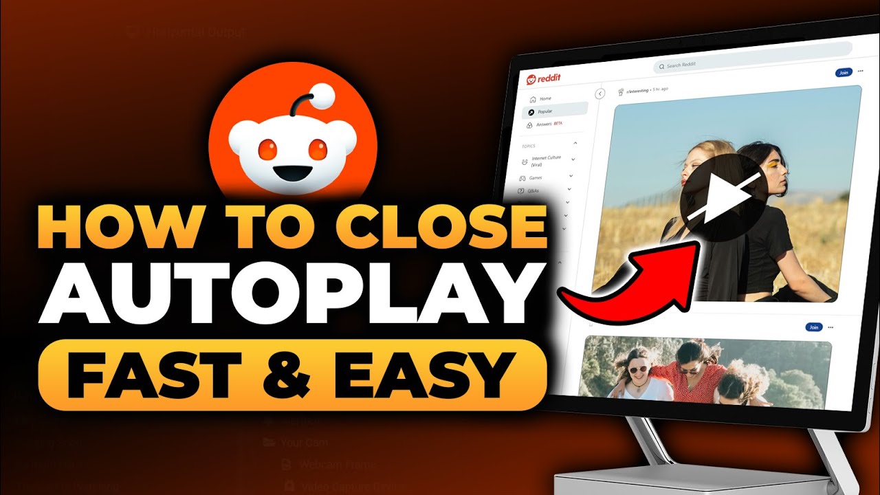 How To Close Autoplay On Reddit (FAST & EASY) | 100% WORKS | NO Yapping, To The Point!