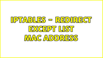 iptables - Redirect except list MAC Address