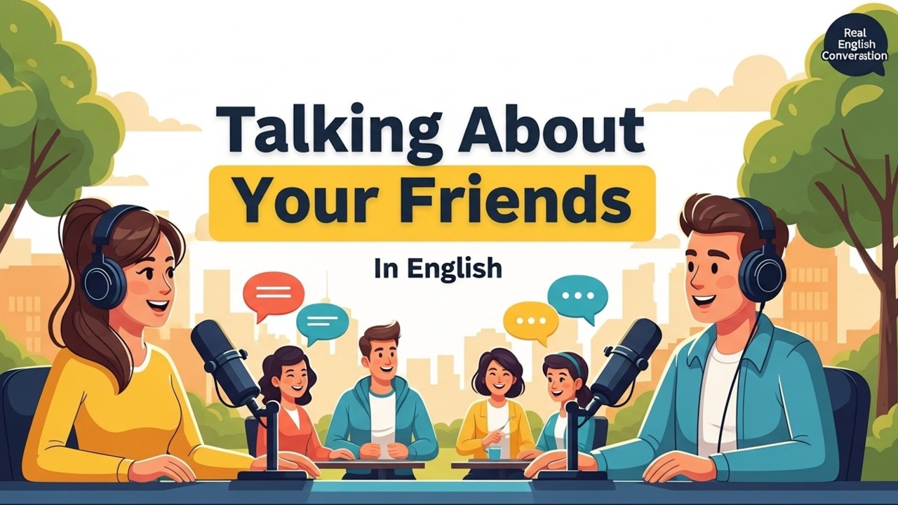 Talking About Your Friends in English | Beginner English Podcast | Talks Sarah