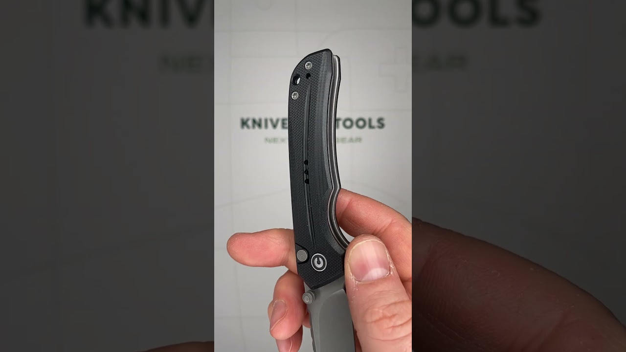 Civivi Tarask C25023C 1, Stonewashed Nitro V, Black G10 pocket knife