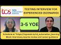 Automation Testing Interview Experience | Real-Time QA & SDET Interview Preparation 2026