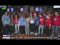 Souderton area high school advanced choir performs phillies unofficial anthem