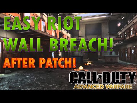 COD:AW~ EASY RIOT WALL BREACH GLITCH! ~ INFECTED ~ EXO SURVIVAL