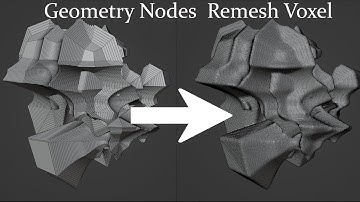 (not relevant to blender 3.3)Blender 3.1+ Geometry Nodes Remesh Voxel