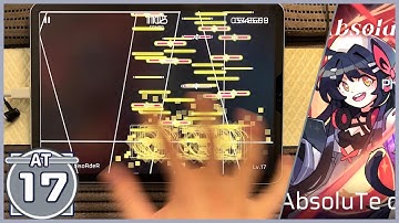【Phigros】The highest difficulty of the crazy rhythmgame【AbsoluTe disoRdeR [AT "17"]】【ALL PERFECT】