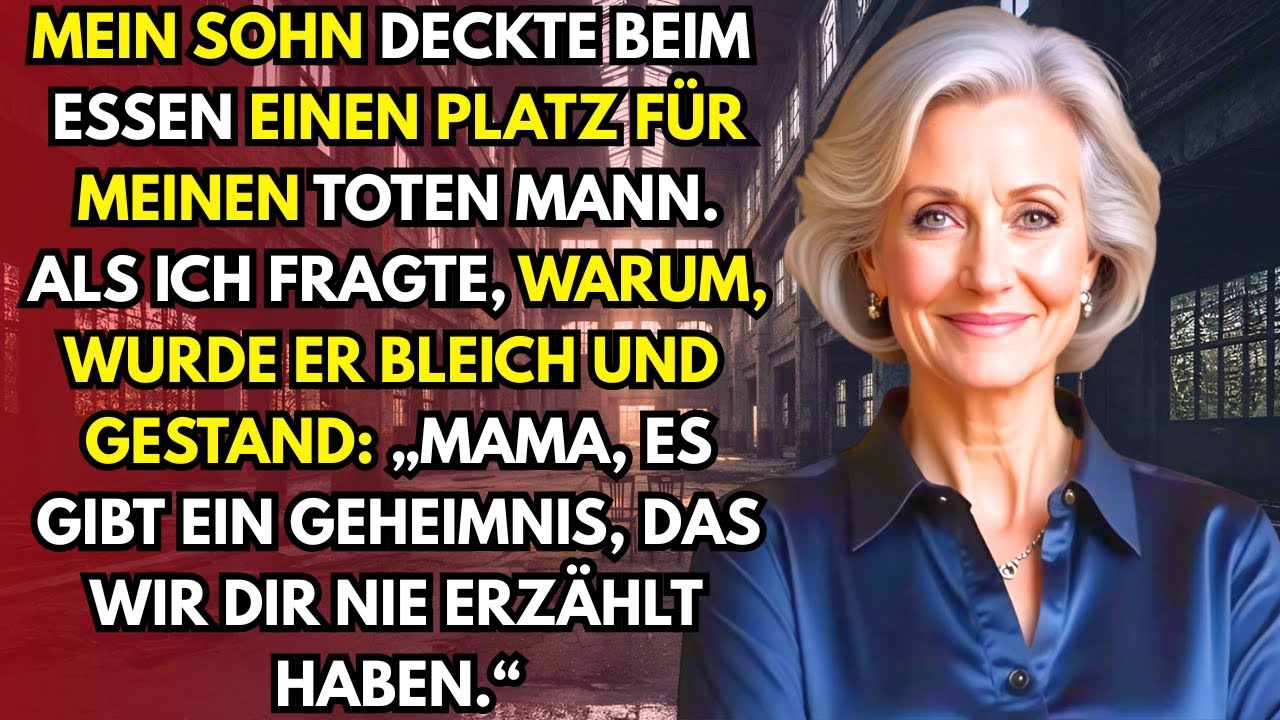 Es sollte nur ein ruhiges Abendessen bei meinem Sohn werden. Doch auf dem Tisch standen vier Teller – einer für meinen Mann, der seit zwei Jahren tot war. „Warum ist der vierte Platz gedeckt?“,...