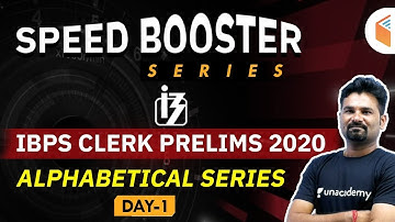 2:00 PM - IBPS Clerk Prelims 2020 | Reasoning by Radhey Rawat | Alphabetical Series