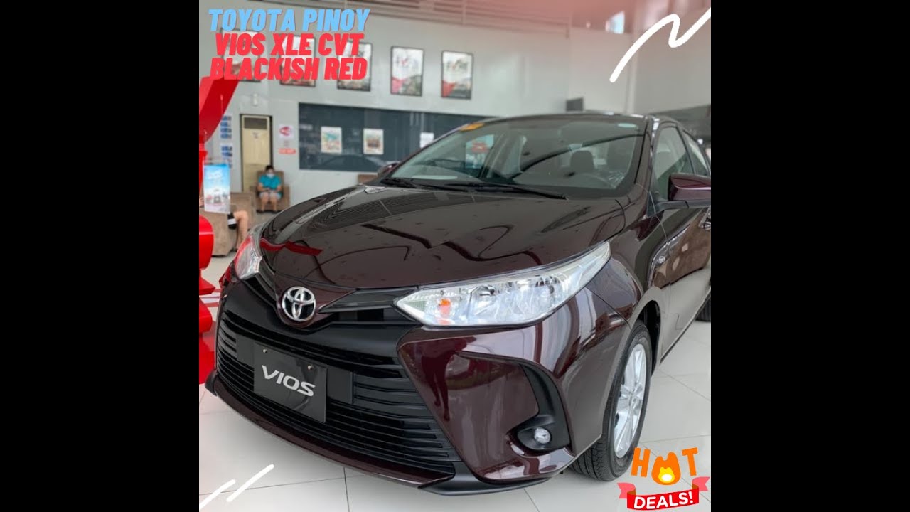 VIOS 1.3 XLE CVT AT BLACKISH RED YouTube