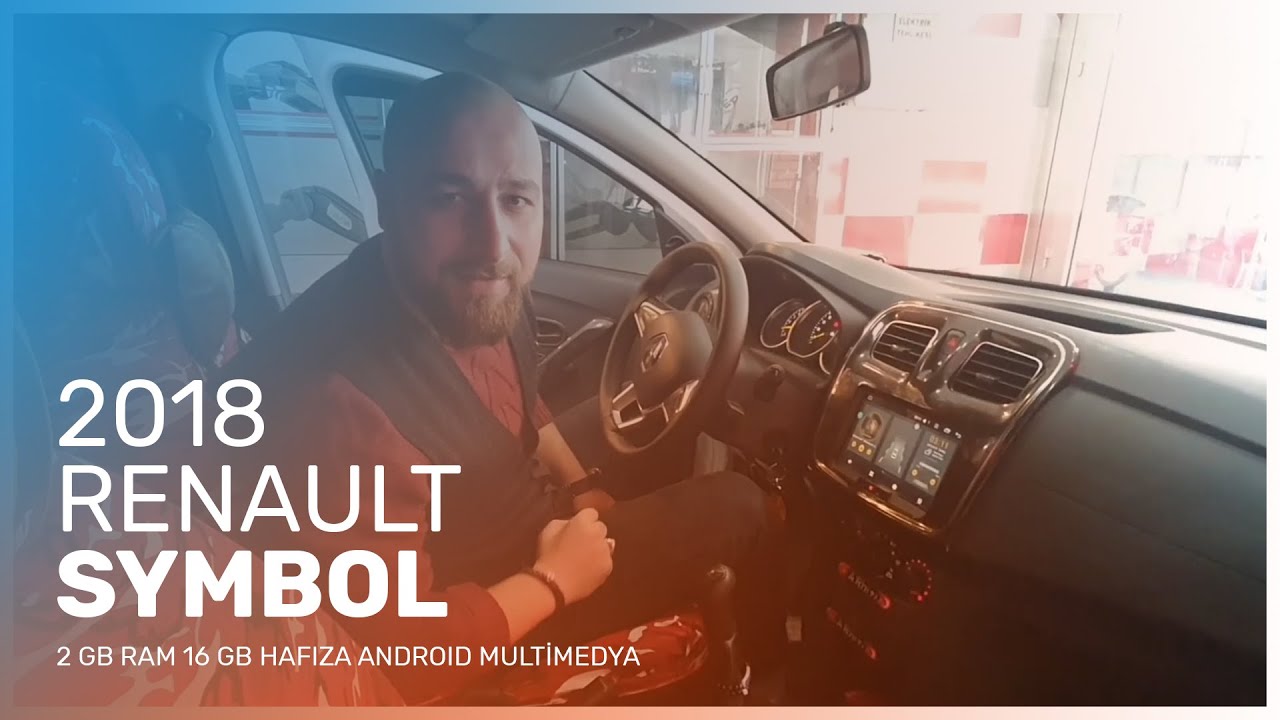 2018 Renault Symbol // Android Multimedya (2 GB Ram, 16 GB Hafıza)